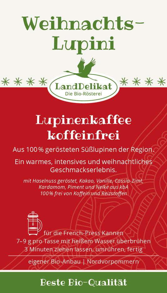 Weihnachtslupini mit Gewürzen