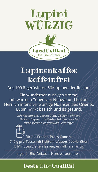 Lupinenkaffee WÜRZIG