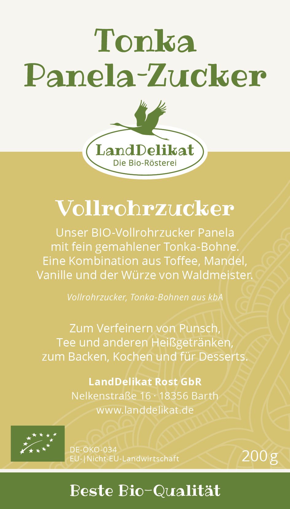 Tonka-Panela Vollrohrzucker